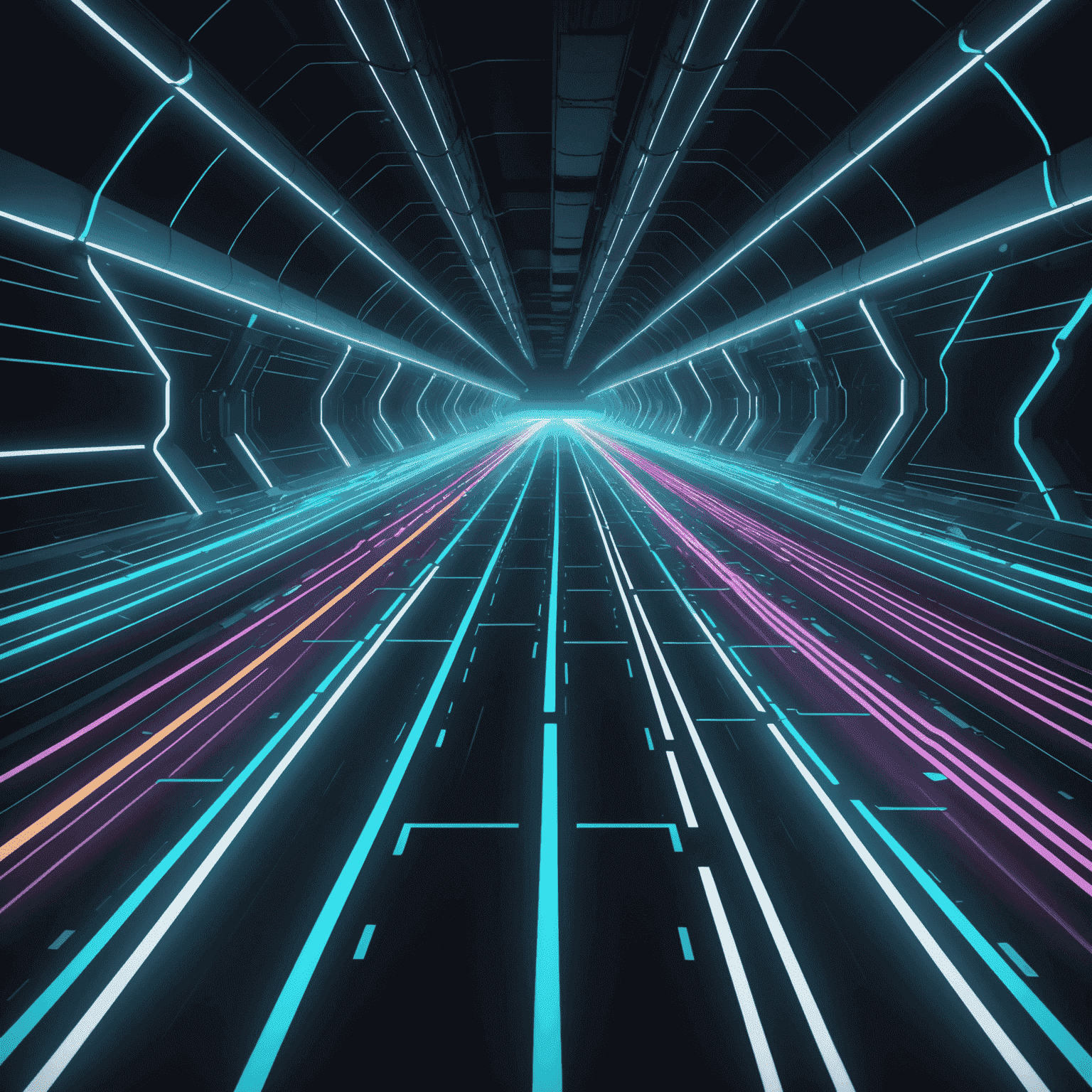 Futuristická vizualizace elektronické dálniční známky s holografickým efektem a neonovými prvky